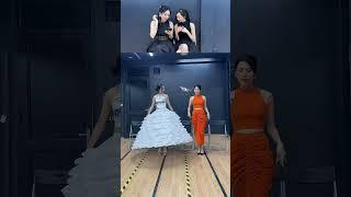 React | Sitting Gracefully in a Giant Dress
