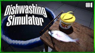 DishWashing Simulator - Unique Survival Horror - Surviving By Washing Dishes Ep#1