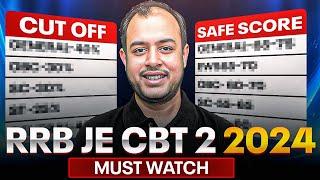 RRB JE CBT 2 2024 | CUT OFF | Safe Score | Must Watch | Ankit Goyal | One Man Army