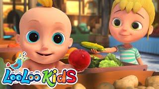 Going To The Market - (Official Video) - LooLoo Kids Nursery Rhymes & Kids Songs