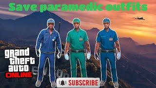 GTA5 ONLINE HOW TO GET THE PARAMEDIC OUTFITS