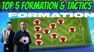 Top 5 Formation and tactics in Top Eleven 2025