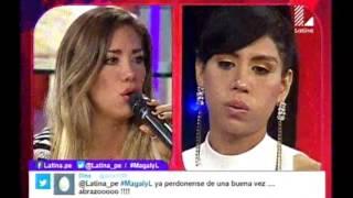 Leysi Suárez y Grace Becerra se reconciliaron en el programa Magaly