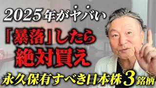 【暴落】したら絶対に買いたい日本株！「永久保有銘柄」TOP３ #暴落タイミング #底値の見分け方