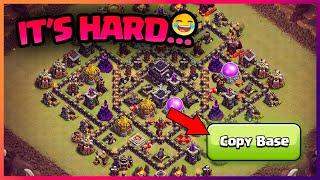 This TH9 HYBRID BASE is tricky LOL!  (WITH COPY LINK) | Clash of Clans