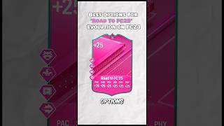 Best Evo Options ‘Road To FC25’ #fc24ultimatetm #eafc24 #futties #evolution