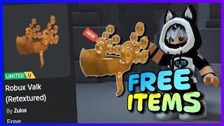 New FREE LIMITED UGC items    , How to get FREE UGC LIMITED ITEMS Robux Valk on ROBLOX - Roblox