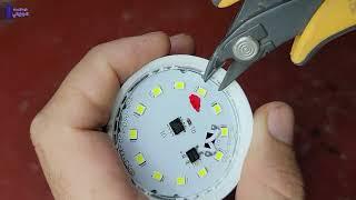 وفر نقودك وأصلح مصباح LED معطل باقراص دواء فقط بالمنزل = simple inventions diy crafts