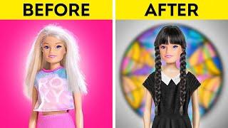 GORGEOUS DOLL TRANSFORMATION || Miniature Doll Hacks