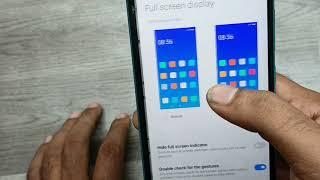 How to hide navigation bar in redmi note9/note 9 pro max/gesture/Full screen gestures/