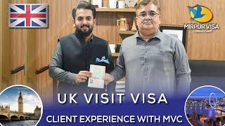 Success story of UK visit visa | Client experience with Mirpur Visa Consultant | Major Kamran