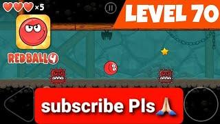 Red Ball 4 Level 70 - Level 70 Walkthrough - Into The Caves Level 70