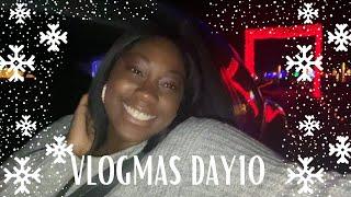 Vlogmas Day 10| Running errands, Drive thru Christmas Lights| Cherish-Laura