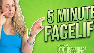 5 minute facelift | vagus nerve | cranial nerves