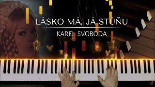 Karel Svoboda - Lásko má, já stůňu + noty pro klavír