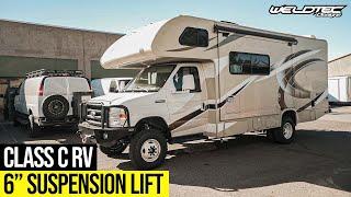 Best Overlander RV Build Ford E-Series Class C Motorhome Upgraded 6" Suspension Lift Kit