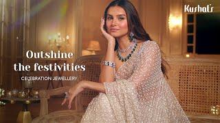 Outshine the festivities with Tara Sutaria for Kushal's Fashion Jewellery