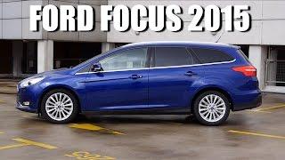 Ford Focus Mk3 2015 estate FL 1.5 TDCi 120 hp (ENG) - Test Drive and Review