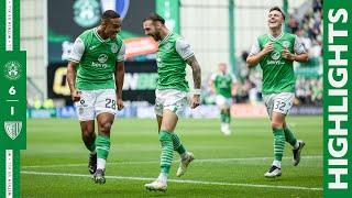 Highlights: Hibernian FC 6 Inter Club d'Escaldes 1 | UEFA Europa Conference League