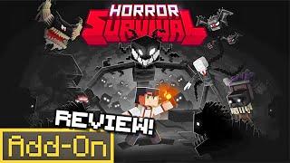 HORROR SURVIVAL ADDONS 20+ Terrifying Monster in Minecraft Survival in-depth review!