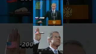 Putin and  Bush are two world leaders and their inaguration dates #usa #russia  #politics #putin