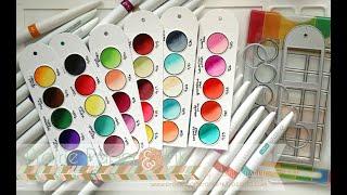 Swatching ALL my Nuvo Aqua Flow Brush Pens