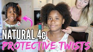 KIDS 4C PROTECTIVE TWISTS I NATURAL HAIRCARE ROUTINE FOR KIDS  I Tips for Foster & Adoptive Parents