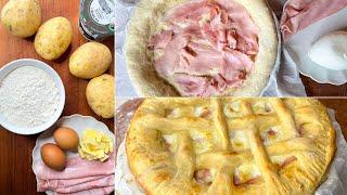 Potato Pie: Soft and Melting in Your Mouth  Quick & Easy Recipe!