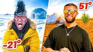 SIDEMEN EXTREME HOT VS COLD CAMPING