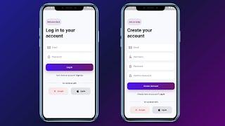 Animated Login Signup Screens In Flutter - Flutter Animation Tutorial