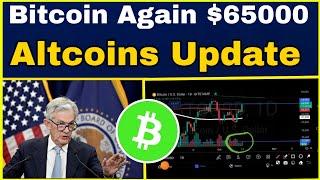 Crypto मार्केट Again Pumping to $65000 Altcoins Update | Cryptocurrency | Bitcoin Analysis |Sagar|