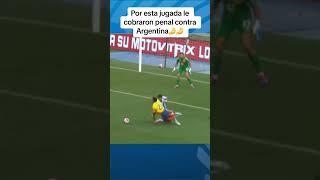 Polémico #penal contra #Argentina sancionado por el Var en Colombia #eliminatorias  #var #conmebol