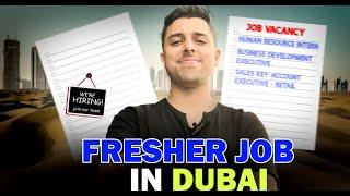 WHAT JOBS SHOULD YOU APPLY FOR AS A FRESHER IN DUBAI FROM ABROAD #DUBAIJOBS