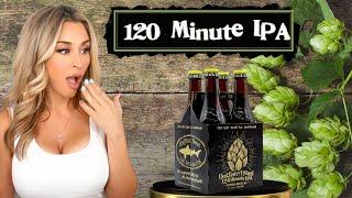 The ICONIC @dogfishhead 120 Minute IPA Craft  Beer Review w/ @AllieRae​