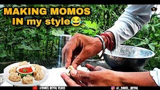 Making Momos in my style||New funny video||Sahil Beyal vlogs||Jammu||Akhnoor