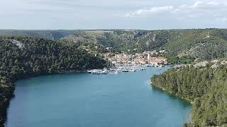 Šibenik , Croatia - Live panorama view