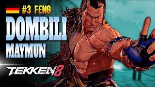 DombiliMaymun (Feng)  Pro Player - Top Player - Rank #3 - Tekken 8 - High Level - Ranked Match