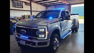 2024 F350 Wrecker Lights by EFS Houston Emergency Fleet Service F1 Quad and all Serial Modules