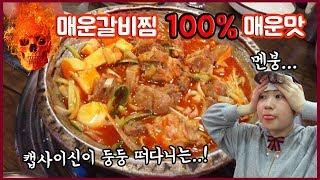 신사랑 매운갈비찜 100% 캡사이신 때려박은 매운갈비찜! 도전(했다가 담날 몸져누움ㅋㅋ) 야외먹방