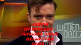 Justin Timberlake - Mirrors [Live bei Wetten dass...]