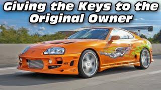 Tossing the Keys to the Original Owner of the Fast and Furious Supra!