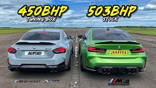 TUNED 450HP BMW M240I X DRIVE vs STOCK 503HP M3 COMP..