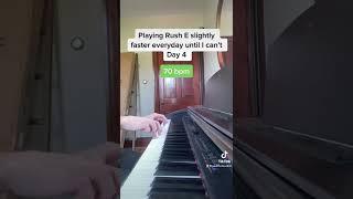 Playing Rush E slightly faster everyday until I can’t - Day 4 - 70 bpm #piano