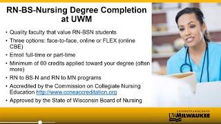 UW-Milwaukee RN to BSN Information Session