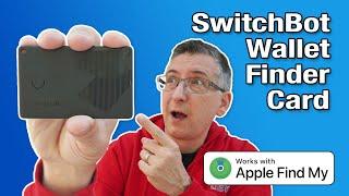 SwitchBot Wallet Finder Card - Apple Find My support AND it's your Front Door Key!