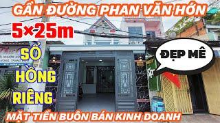 Mặt Tiền hóc môn 5×25m buôn bán gần đường Phan Văn Hớn Giá rẻ #nhagiare #nhahocmon