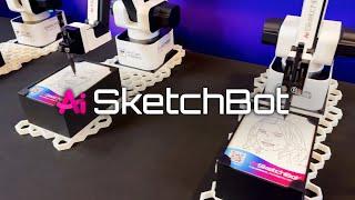 Ai SketchBot v5: The Next Level of Ai Robotic Sketching