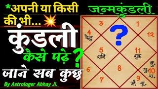 Kundli Kaise Dekhe || अपनी या किसी की भी कुंडली कैसे पढ़े? How to Read Janam Kundali जाने सब कुछ..