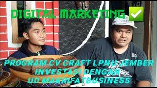 PROGRAM CV CRAFT LPNU JEMBER INVESTASI DENGAN UD MAKRIFATBUSINESS