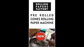 pre rolled cones Making Machine and process| start YOUR business | How to make rolling paper cone